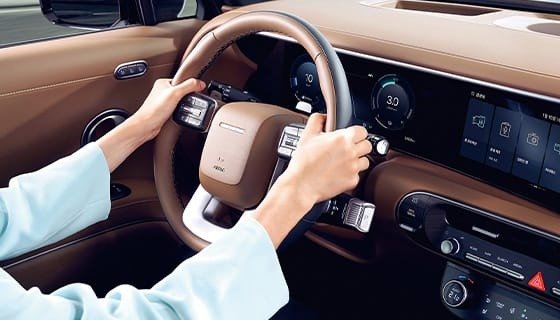 Hyundai PALISADE, Обнаружение удержания рулевого колеса